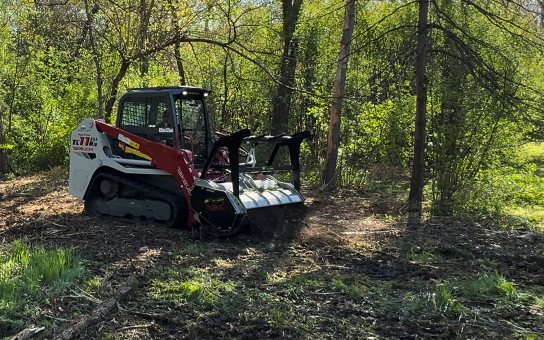 Forestry mulching cost in Illinois using skid-steer mulching equipment