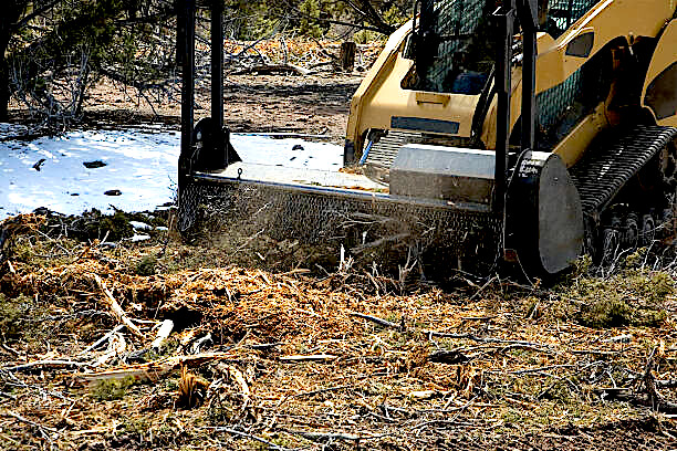 Forestry mulching cost in Illinois using skid-steer mulching equipment