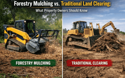 Forestry Mulching vs. Traditional Land Clearing: What Property Owners Should Know