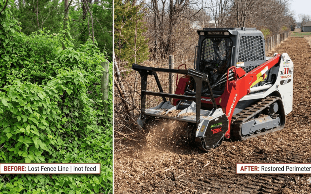 Fence Line Clearing in Chicagoland | GrindForce